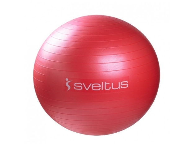 Poza cu Minge fitness 65cm, rosu, Sveltus, 1 kg