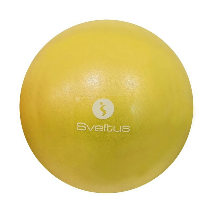 Poza cu Minge de gimnastica 22-24 cm, 414, galben, Sveltus, 0.5 kg