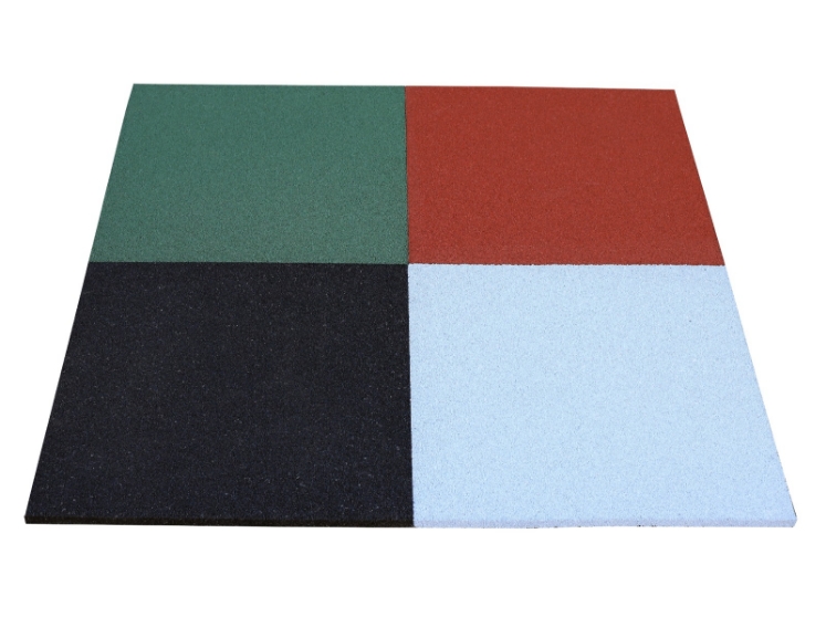 Poza cu Placa de cauciuc pentru absorbtia socurilor, 100x100x2 cm, TheWay Fitness
