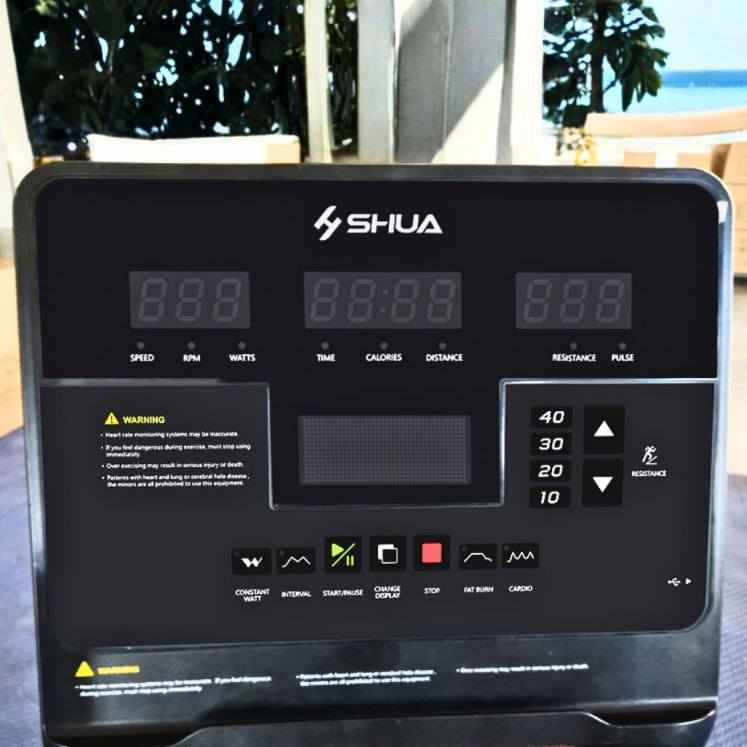 Poza cu Bicicletă Verticală Profesională SHUA SH-B9100U – Upright Bike pentru Cardio