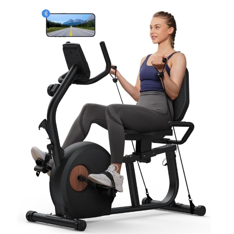 Poza cu  Bicicleta orizontala cu benzi elastice MR-S23, MERACH