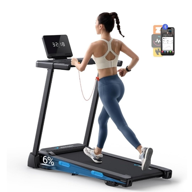 Poza cu Banda de alergare Merach T12B1 3-în-1 cu înclinație de 6%