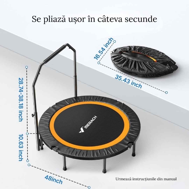 Poza cu Trambulina fitness Ф122cm, MR-2420B2, Merach