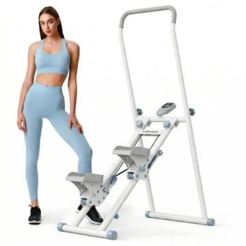 stepper vertical pentru acasa merach alb-gri