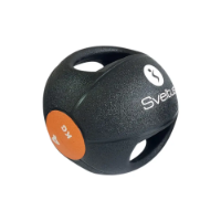 Poza cu Minge medicinala cu manere, 4kg, Sveltus