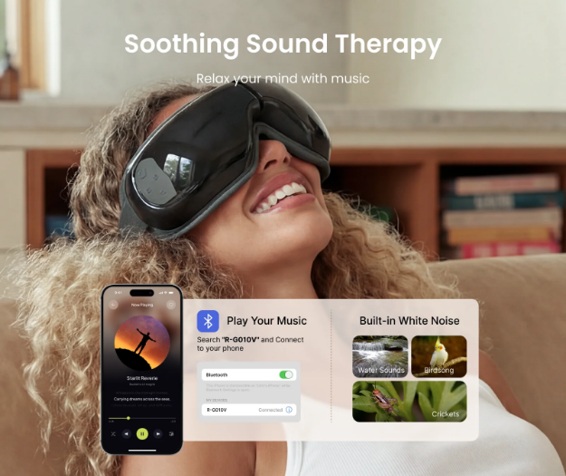 Poza cu Aparat de masaj ocular RENPHO Eyeris 3 G010V Negru