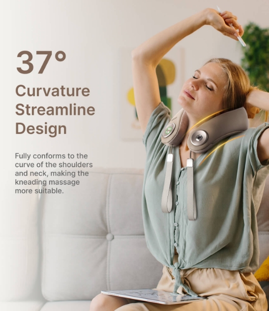 Poza cu Mini aparat de masaj pentru gât RENPHO U-Neck