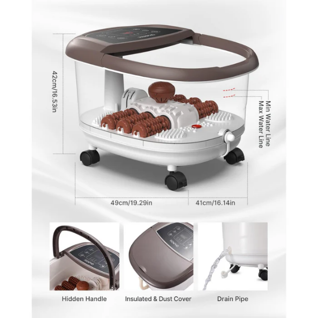 Poza cu Cadă spa cu hidromasaj pentru picioare RENPHO Pro JD618