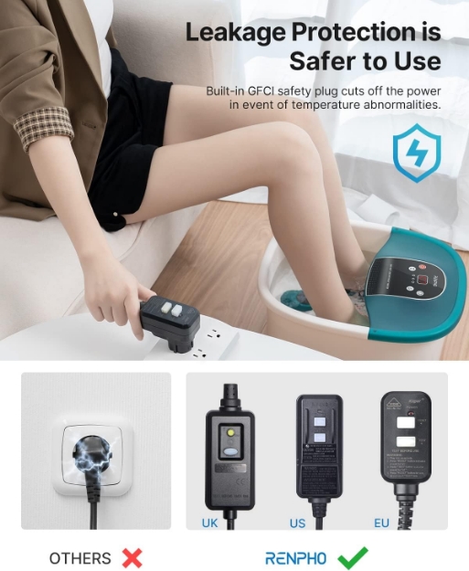 Poza cu Cadă spa pentru picioare cu hidromasaj RENPHO X002