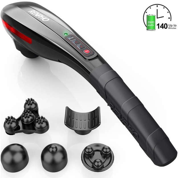 Poza cu Aparat de masaj portabil fără fir RENPHO EM2018C Negru