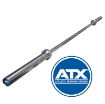 Poza cu Bară Olimpică Powerlifting ATX 20 kg, 220 cm, Ø 50 mm, Crom Dur, Capacitate 700 kg