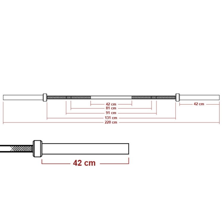 Poza cu ATX Death Bar Skull Motive bara haltere 700kg