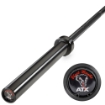 Poza cu Bară Olimpică pentru Powerlifting ATX Black Mamba, 20 kg, 220 cm, Ø 50 mm, Black Oxide, 700 kg