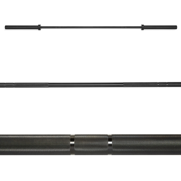 Poza cu Bară Olimpică pentru Powerlifting ATX Black Mamba, 20 kg, 220 cm, Ø 50 mm, Black Oxide, 700 kg