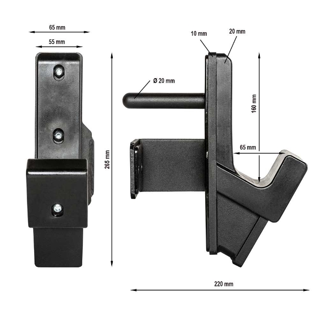 Poza cu ATX® Heavy Duty J-Hooks Tip I / Serie 800