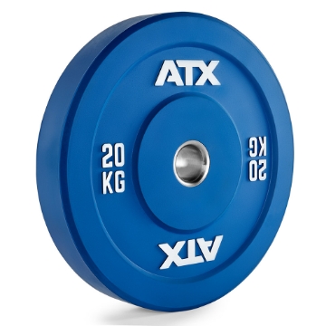 Poza cu ATX® Color Full Rubber Bumper Plate 20 kg - Disc de greutate pentru haltere
