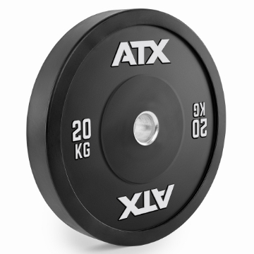 Poza cu ATX® Gym Bumper Plate 20 kg - Disc cauciuc pentru haltere, 50mm