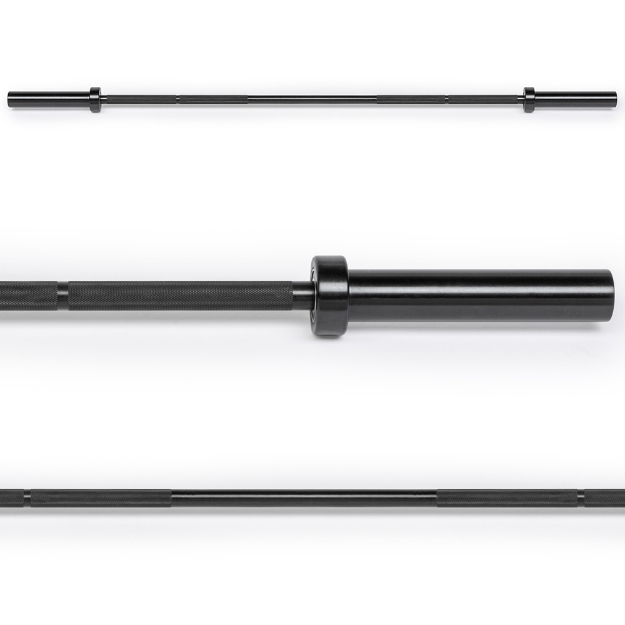 Poza cu Bară olimpică 185 cm cu rulmenți – Black Oxid – Athletic Series