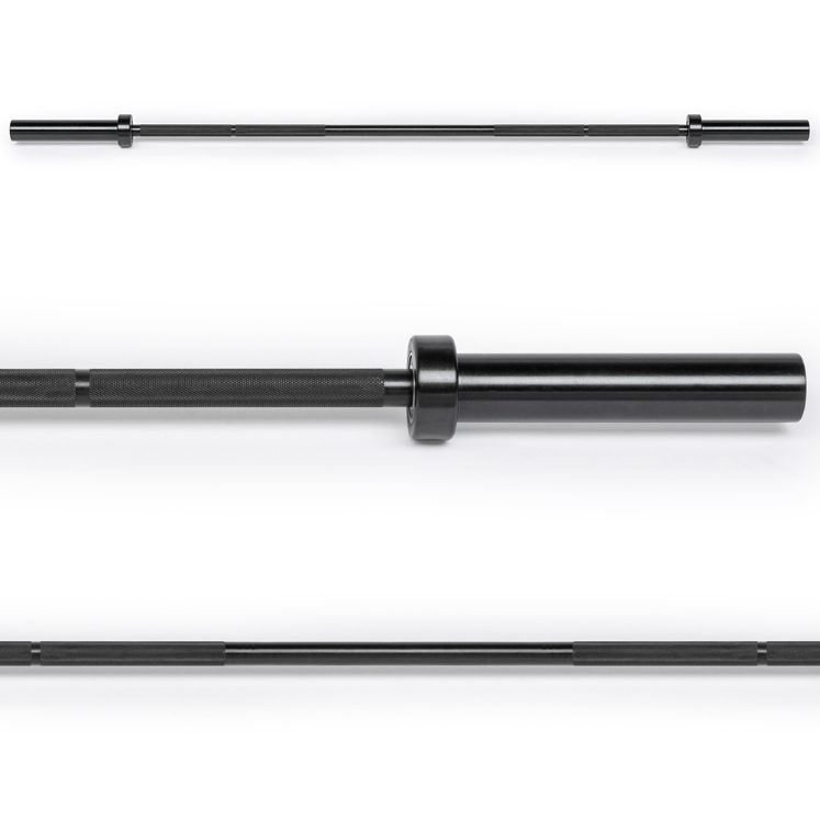 Poza cu Bară olimpică 185 cm cu rulmenți – Black Oxid – Athletic Series