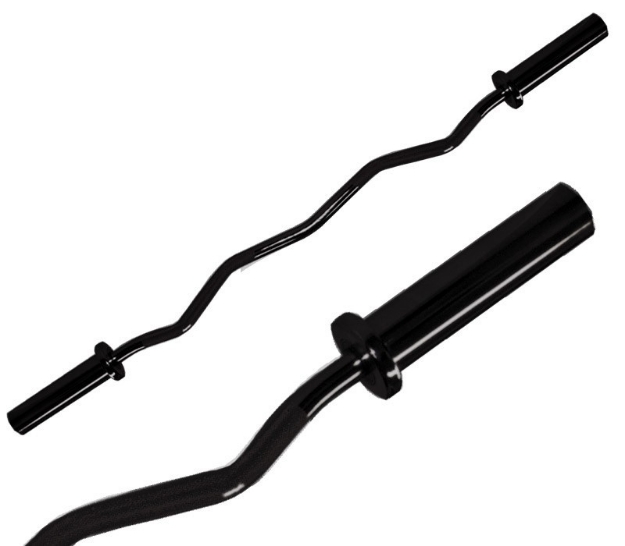 Poza cu Bară tip Z 50 mm x 120 cm negru Megafitness Shop