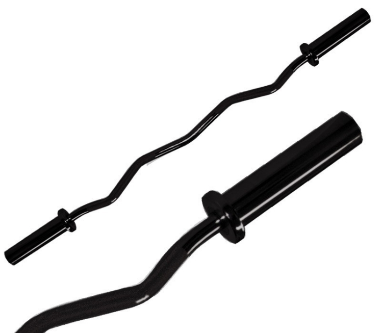 Poza cu Bară tip Z 50 mm x 120 cm negru Megafitness Shop
