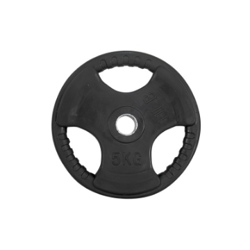 Poza cu Disc gripper cauciucat 5 kg, 30 mm, negru