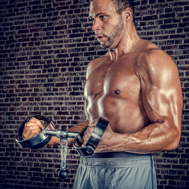 Poza cu Mâner tragere rotativ - 44 cm pentru antrenament