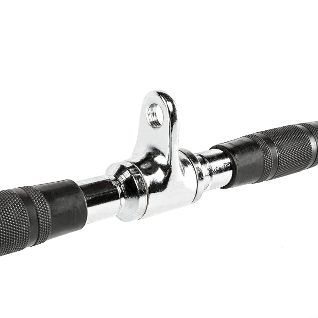 Poza cu Bară pentru tracțiuni la helcometru, aproximativ 120 cm, mânere ergo din cauciuc