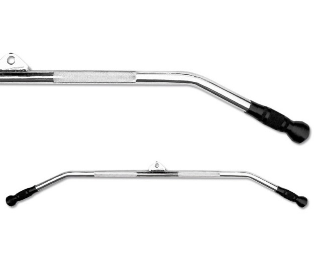 Poza cu Bara pentru tracțiuni lat 120 cm cu mânere din cauciuc, cromată