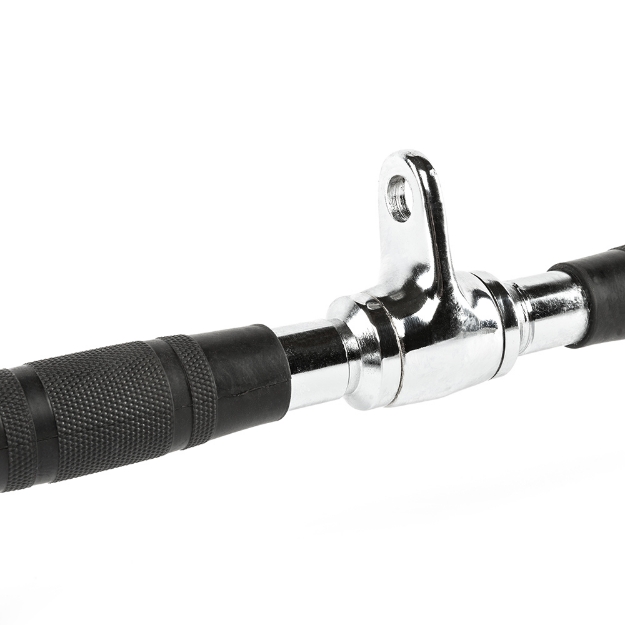 Poza cu Latzugstange paralelă 65 cm cu mânere ergo din cauciuc