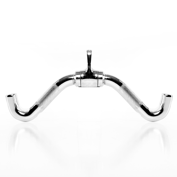 Poza cu Maner triceps/biceps cromat 38 cm, cu pivot, ATX G-2022