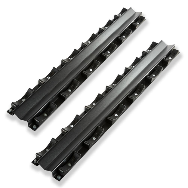 Poza cu Tava din metal cu semischale pentru suport gantere