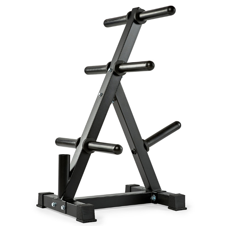 Poza cu Suport Profesional pentru Discuri Olimpice și Bare 50 mm – Weight Rack Heavy Duty