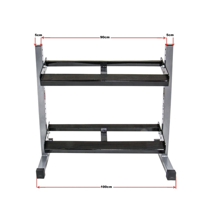 Poza cu Suport pentru gantere 2 niveluri - 90 cm