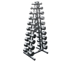 Poza cu Set gantere cromate 1-10 kg 