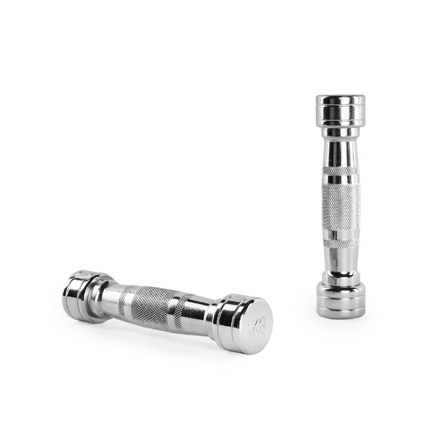 Poza cu Gantera cromată pentru antrenament 1,0 kg Megafitness Shop