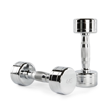 Poza cu Hantel crom antrenament 4,0 kg pentru fitness