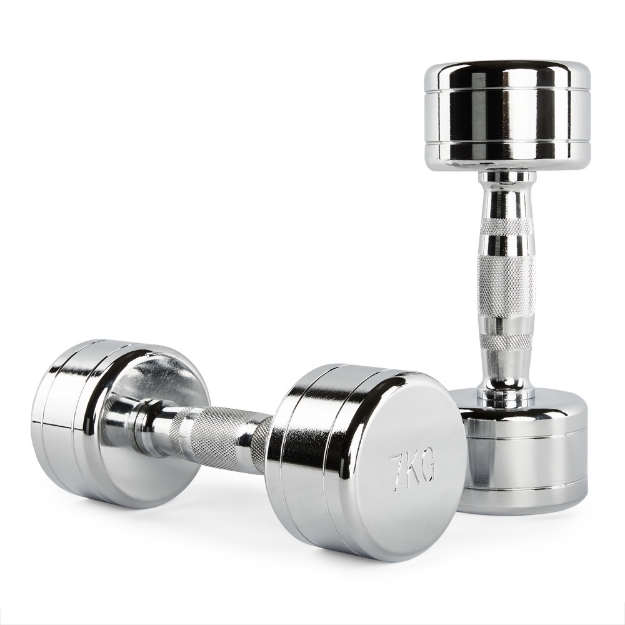 Poza cu Gantera antrenament cromată 7,0 kg - CK-1907