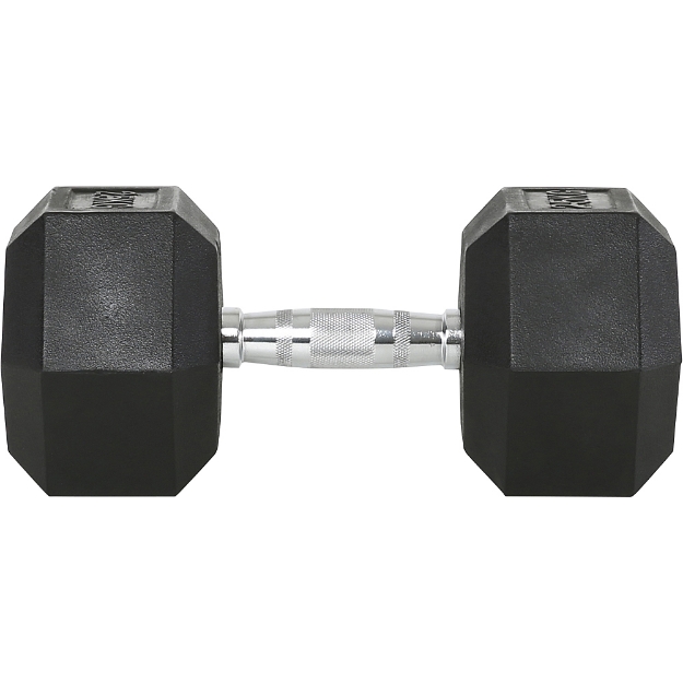 Poza cu Gantera hexagonala cauciucata 2,5 kg