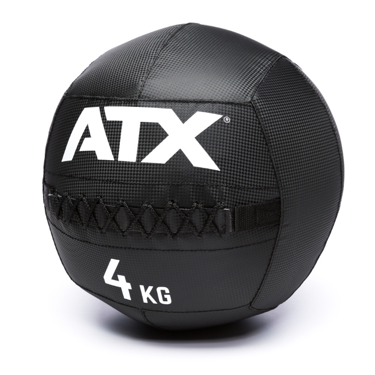 Poza cu Minge de Perete pentru Antrenament Funcțional ATX® Wall Ball PVC Carbon Look – 4 kg
