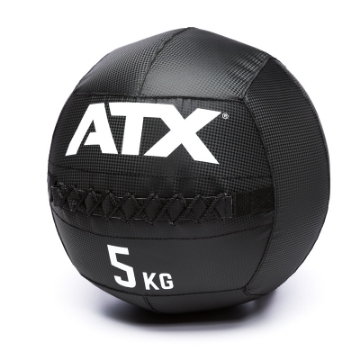 Poza cu Minge de Perete pentru Antrenament Funcțional ATX® Wall Ball PVC Carbon Look – 5 kg
