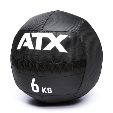 Poza cu Minge de Perete pentru Antrenament Funcțional ATX® Wall Ball PVC Carbon Look – 6 kg