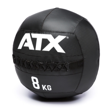 Poza cu Minge de Perete pentru Antrenament Funcțional ATX® Wall Ball PVC Carbon Look – 8 kg