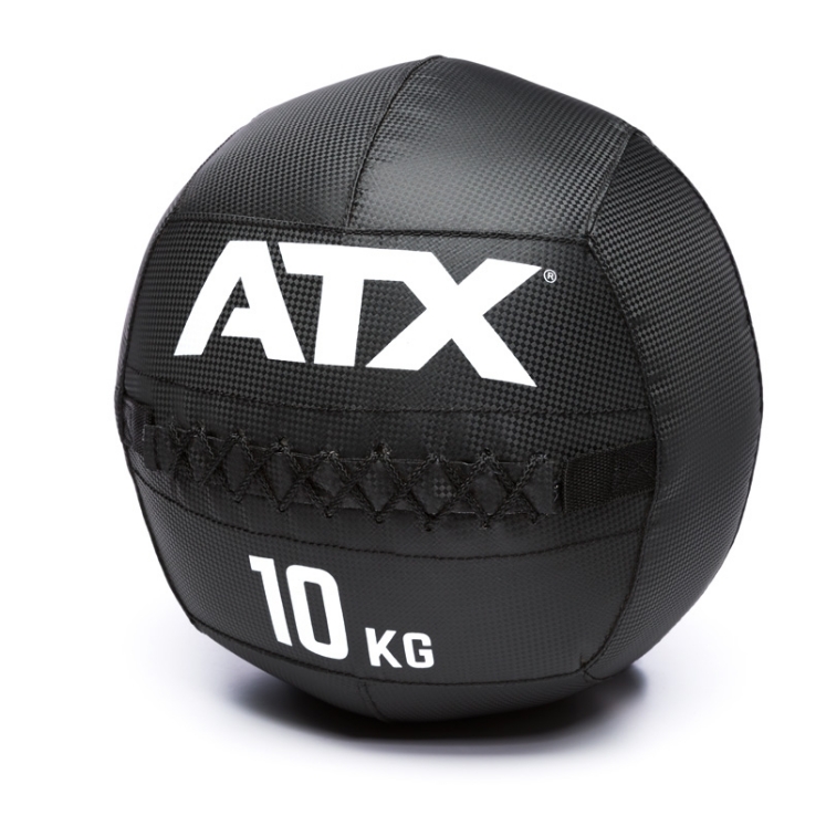 Poza cu Minge de Perete pentru Antrenament Funcțional ATX® Wall Ball PVC Carbon Look – 10 kg