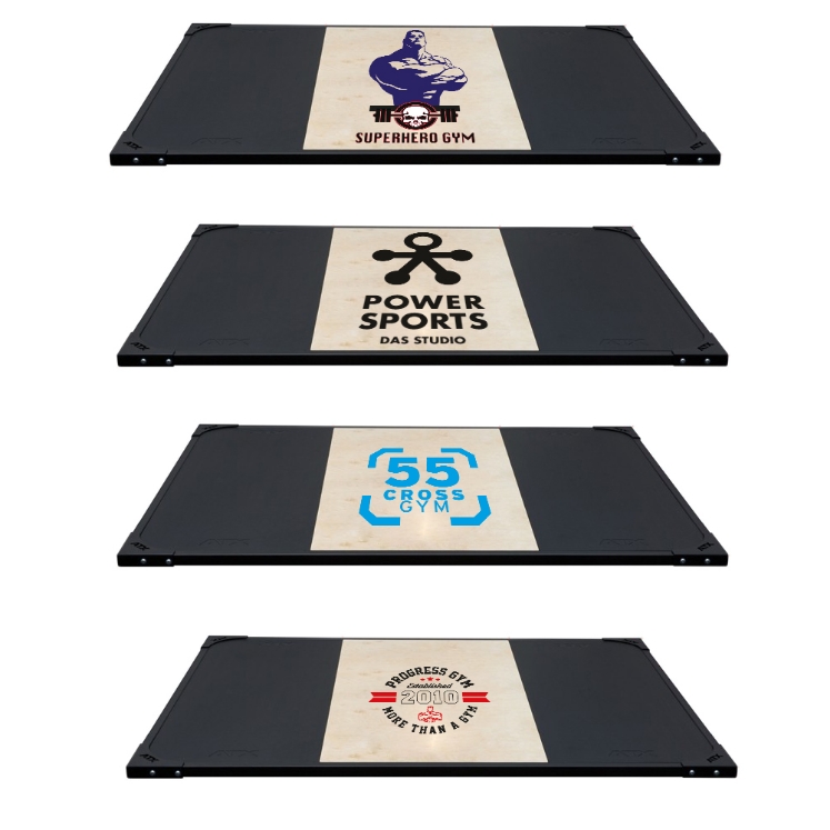 Poza cu Platforma pentru haltere ATX® 248 x 180 cm – Personalizata – Lemn Clasic