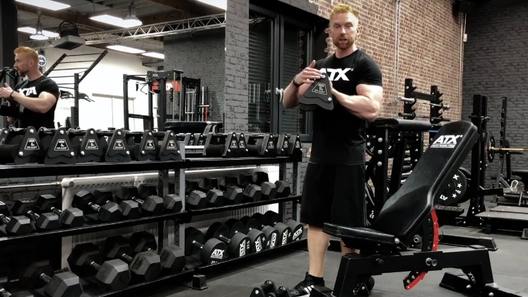 Poza cu Gantera ATX® Delta 20 kg