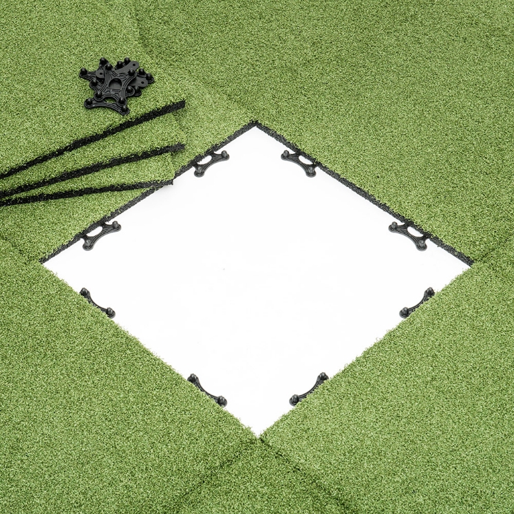Poza cu Gymfloor - Sistem de dale din cauciuc - Placa gazon sintetic Multiplay 20 mm