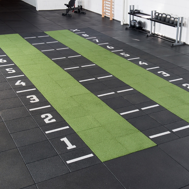 Poza cu Gymfloor - Sistem de dale din cauciuc - Placa gazon sintetic Multiplay 20 mm