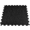 Poza cu Gymfloor Puzzleplatte granulat negru cu granule gri 970 x 970 x 8 mm podea