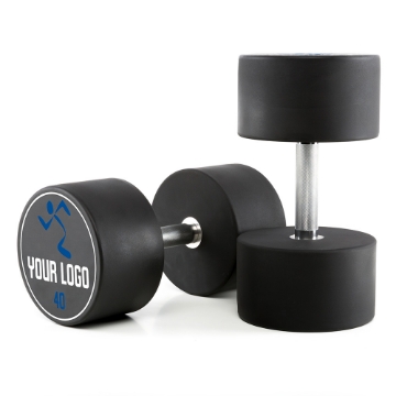 Poza cu Gantere Uretan - Logo Personalizat - 40 kg